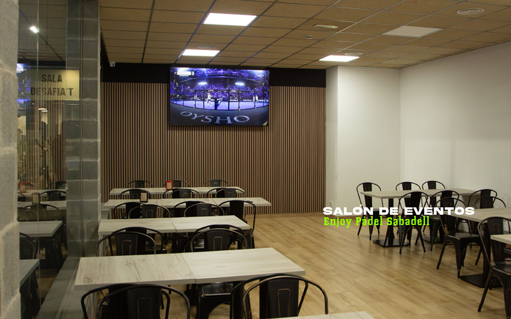 salon de eventos enjoy padel sabadell